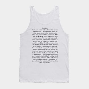 Fleabag - Tell me what to do Tank Top